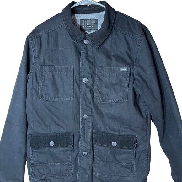 Quicksilver Mens Black Jacket Size Medium - Picture 4 of 8